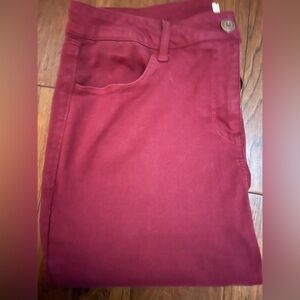 Burgundy Pants